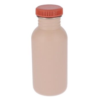 botella infantil de acero lacado color arena