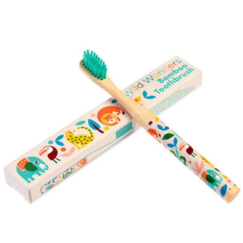 cepillo dientes bambu infantil con caja