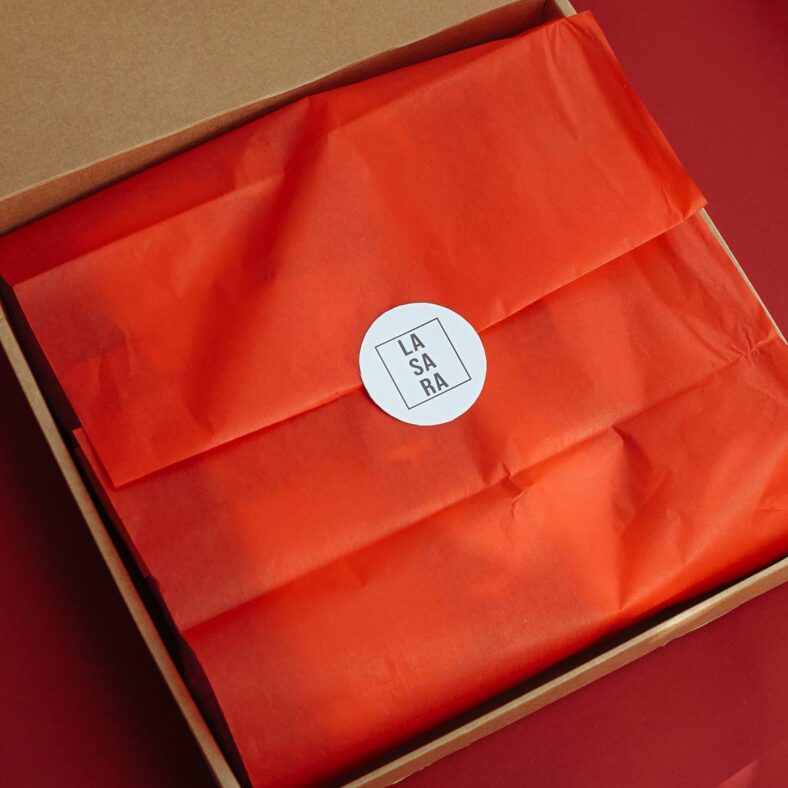 packaging navidad rojo